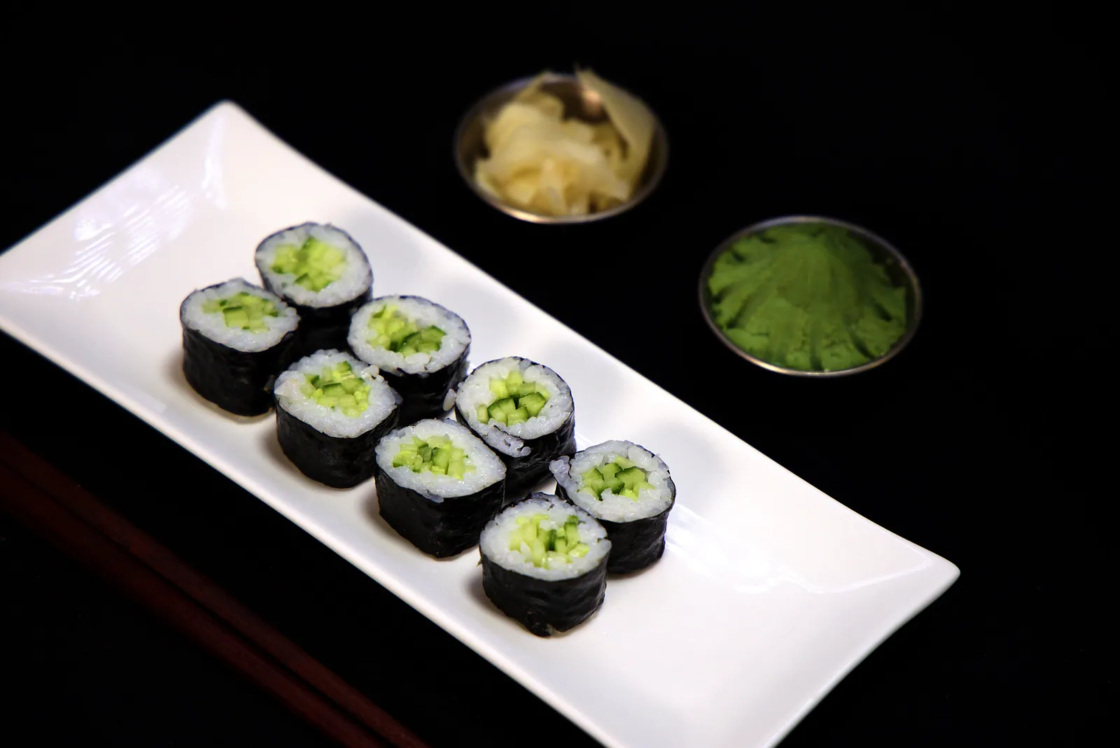 Maki concombre et avocat
